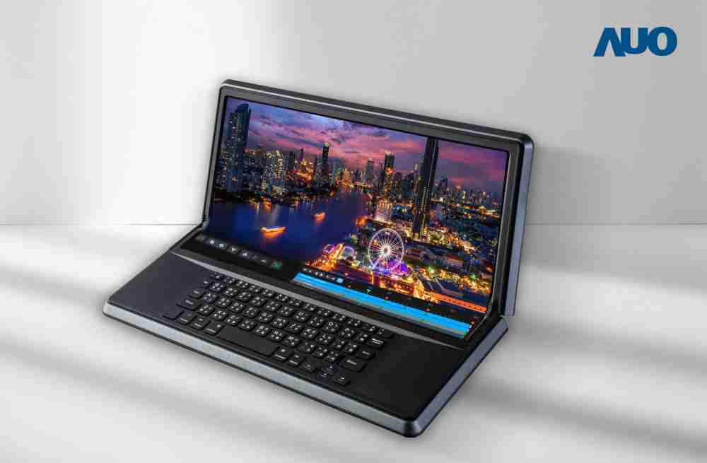 z6尊龙14.6吋Micro LED折迭显示屏幕，，，，搭配半径4mm的弯折绞炼，，以及高画素、、、高亮度、、、、高对比度的显示技术特点，，，，即便在大视角下仍保有绝佳色相与亮度